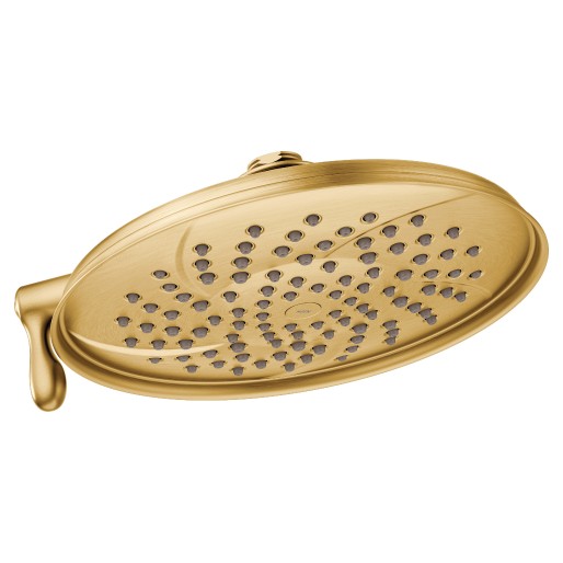 Isabel Multi-Function Rainshower Showerhead In Brushed Gold
